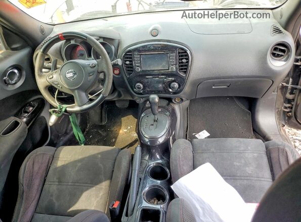 JN8AF5MV5GT650025 2016 NISSAN JUKE Black Vista del cuadro de instrumentos