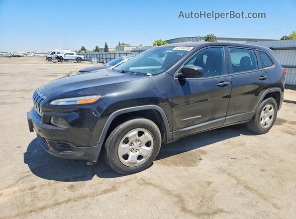 1C4PJMAB1GW282840 2016 JEEP CHEROKEE Black Հետևի ձախ
