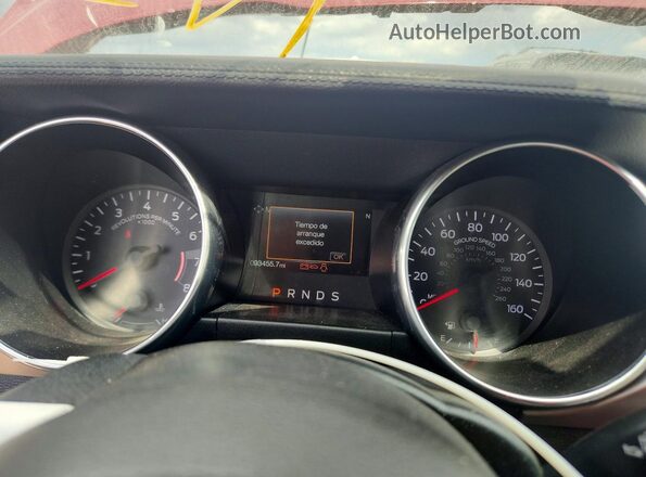 1FA6P8THXL5108306 2020 FORD MUSTANG Red Vista de los asientos traseros