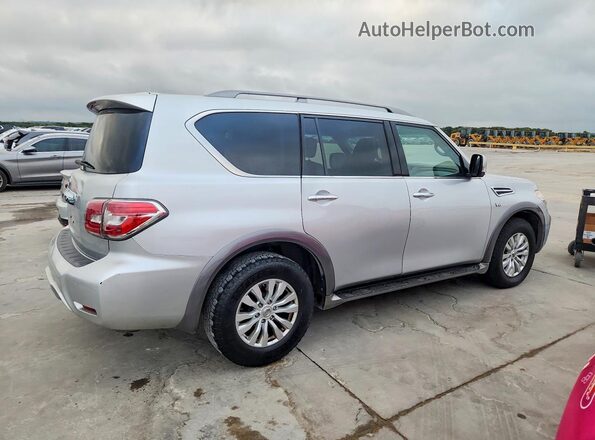 JN8AY2ND7H9006295 2017 NISSAN ARMADA Silver Front right