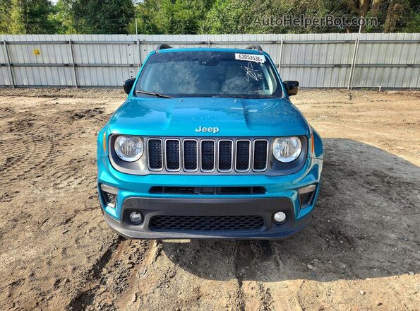 ZACNJDD10NPP00936 2022 JEEP RENEGADE Teal Вид ззаду
