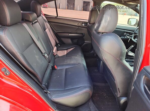 JF1VA1J66K9804982 2019 SUBARU WRX Красный Вид задней части салона