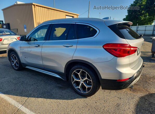 WBXHT3C35J5K23482 2018 BMW X1 Серебряный Задняя правая четверть