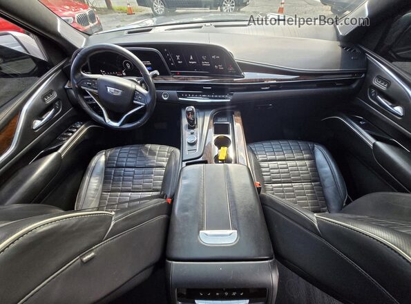 1GYS4GKL6PR610790 2023 CADILLAC ESCALADE Charcoal უკანა სავარძლების ხედი