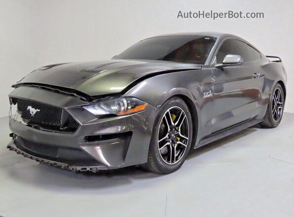 1FA6P8CF5L5130471 2020 FORD MUSTANG Gray Задня права чверть