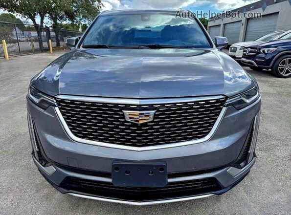 1GYKPDRS9LZ133642 2020 CADILLAC XT6 Gray Հետևի տեսք