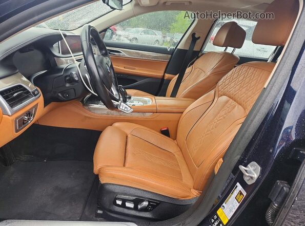 WBA7U2C09LBM62153 2020 BMW 7 SERIES Blue Dashboard view