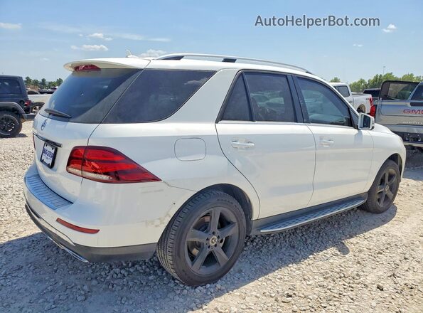 4JGDA5JBXHA954199 2017 MERCEDES-BENZ GLE White Przód prawy