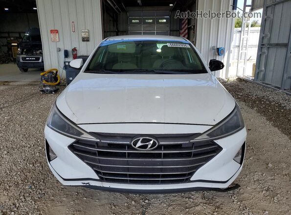5NPD84LF7KH483185 2019 HYUNDAI ELANTRA Белый Вид сзади