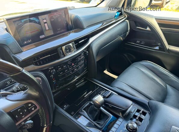 JTJHY7AX3J4262165 2018 LEXUS LX Black Вид задньої частини салону