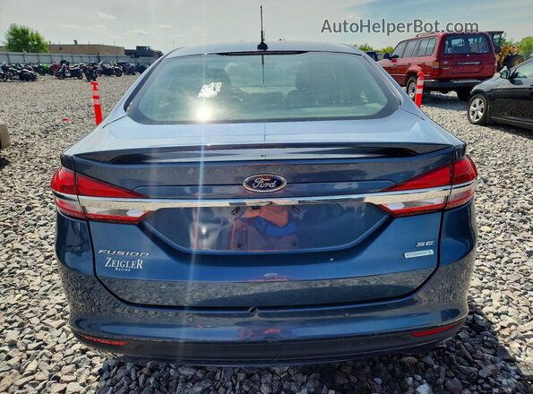 3FA6P0HD9JR160480 2018 FORD FUSION Blue Vista interior delantera
