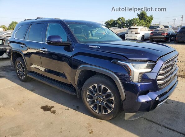 7SVAAABA5RX039531 2024 TOYOTA SEQUOIA Blue წინა ხედი