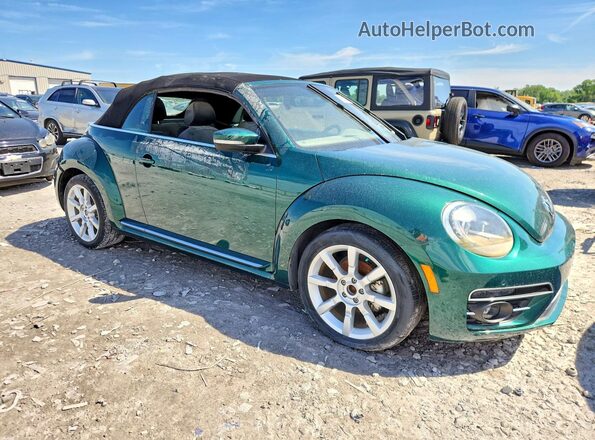 3VW5DAAT0JM502351 2018 VOLKSWAGEN BEETLE Green Widok z przodu