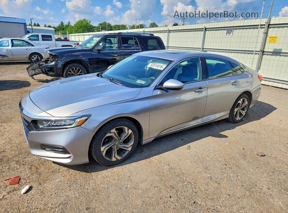 1HGCV1F4XJA076949 2018 HONDA ACCORD Silver Հետևի ձախ