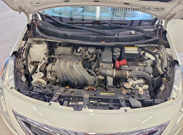 3N1CN7AP7HL851121 2017 NISSAN VERSA White ძრავის განყოფილების ხედი