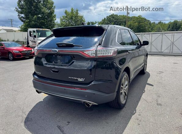 2FMPK4K95HBB18756 2017 FORD EDGE Black წინა მარჯვენა