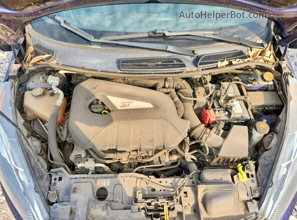 3FADP4GX1GM199970 2016 FORD FIESTA Blue Engine compartment view