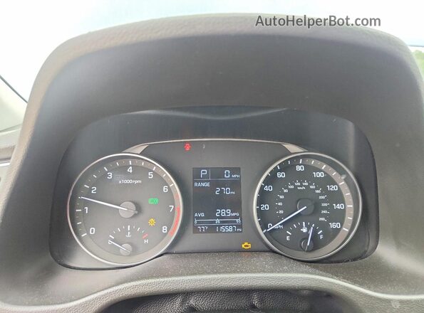 5NPD84LF6HH100992 2017 HYUNDAI ELANTRA Синий Вид задних сидений
