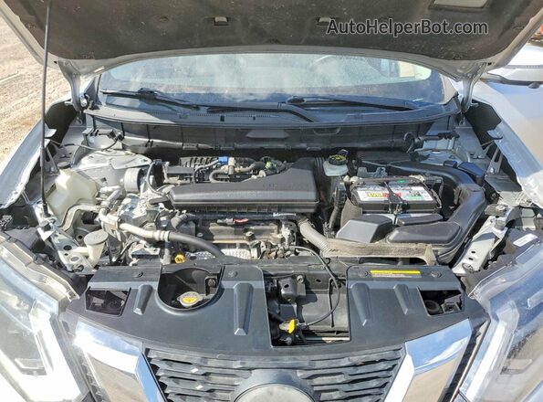 JN8AT2MVXJW319406 2018 NISSAN ROGUE Silver VIN sticker view