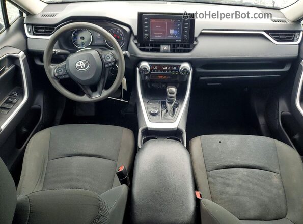 4T3MWRFV3MU038699 2021 TOYOTA RAV4 White Instrument cluster view