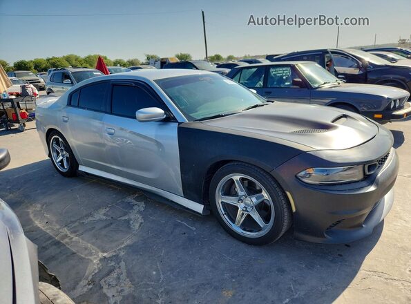2C3CDXCT3LH143643 2020 DODGE CHARGER Silver Front view