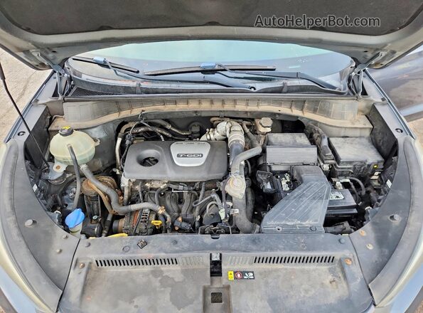 KM8J3CA26GU050249 2016 HYUNDAI TUCSON Gray ძრავის განყოფილების ხედი