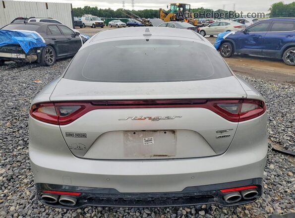 KNAE55LC0J6024367 2018 KIA STINGER Silver Vista interior delantera
