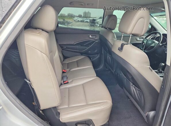 KM8SR4HF8GU134428 2016 HYUNDAI SANTA Silver Вид підкапотного простору