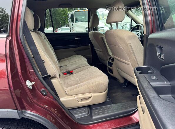 5FNYF6H30JB068059 2018 HONDA PILOT Красный Вид щитка приборов