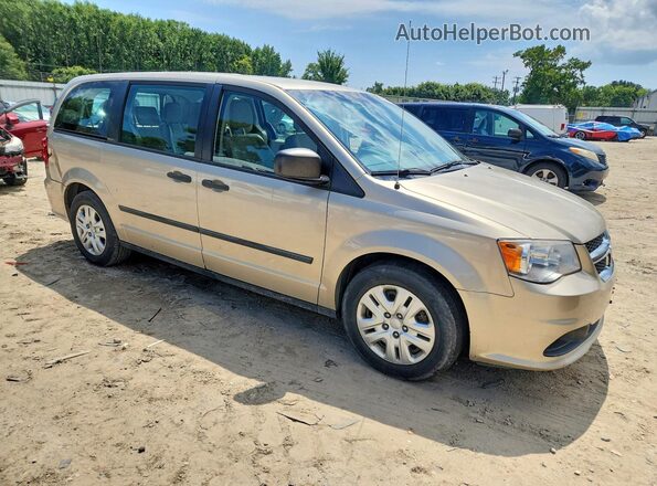 2C4RDGBG8GR145303 2016 DODGE CARAVAN Tan Вид спереду