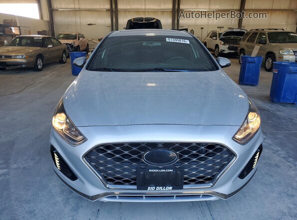 5NPE34AF2JH712392 2018 HYUNDAI SONATA Silver უკანა ხედი