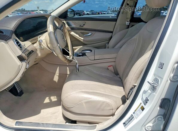 WDDUG6GB8JA361694 2018 MERCEDES-BENZ S White Вид панелі приладів
