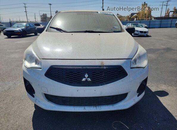 ML32F4FJ2LHF02440 2020 MITSUBISHI MIRAGE Белый Вид сзади