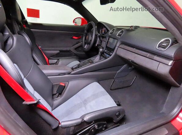 WP0AE2A89SK272107 2025 PORSCHE CAYMAN Красный Вид сзади