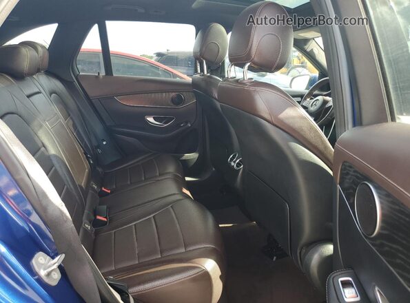 WDC0G4JB9HF127576 2017 MERCEDES-BENZ GLC-CLASS Blue Vista del compartimento del motor