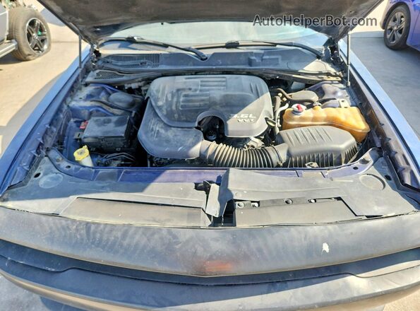 2C3CDZAG1GH322156 2016 DODGE CHALLENGER Blue Engine compartment view