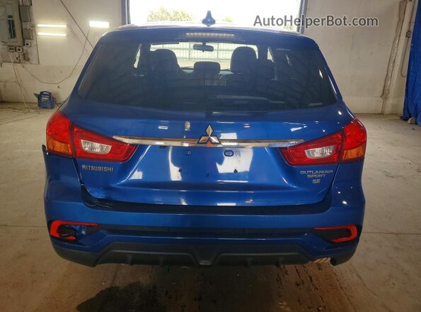 JA4AR3AW2JU000844 2018 MITSUBISHI OUTLANDER Blue Front interior view