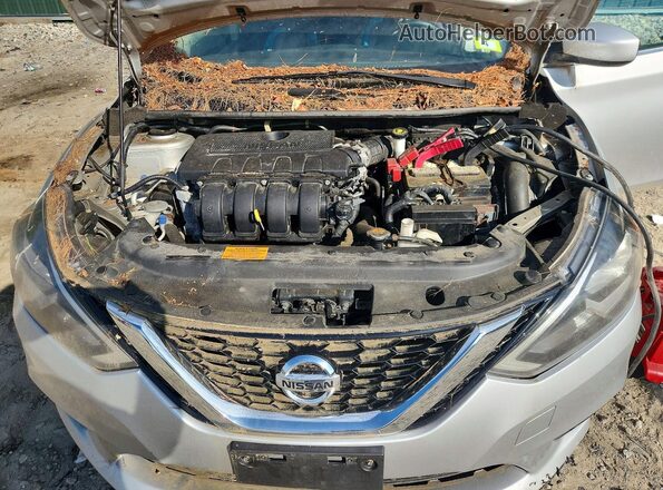 3N1AB7AP6HY373437 2017 NISSAN SENTRA Silver Вид підкапотного простору