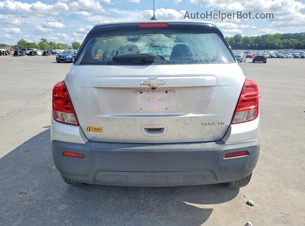 KL7CJKSB2GB526887 2016 CHEVROLET TRAX Silver Սալոնի դիմացի տեսք