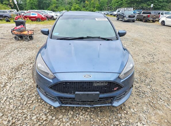 1FADP3L96JL208155 2018 FORD FOCUS Blue უკანა ხედი