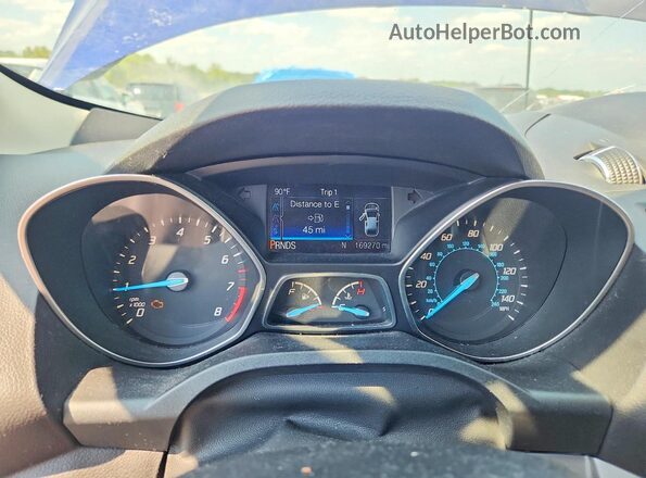 1FMCU9GX8GUC29999 2016 FORD ESCAPE Синий Вид задних сидений