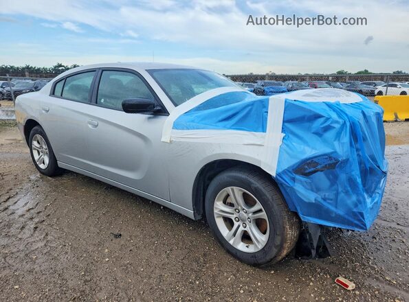 2C3CDXBG4PH569190 2023 DODGE CHARGER Gray Դիմացի տեսք