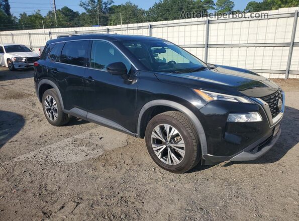 5N1AT3BA9MC737300 2021 NISSAN ROGUE Black Front view