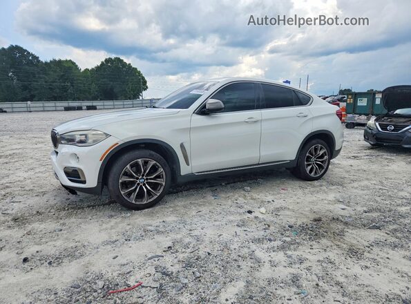 5UXKU0C53G0F92297 2016 BMW X6 White Tył lewy