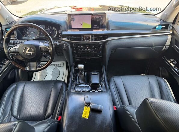 JTJHY7AX3J4262165 2018 LEXUS LX Black Вид задніх сидінь