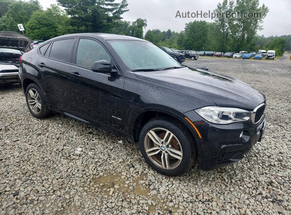 5UXKU2C52K0Z65590 2019 BMW X6 Black Widok z przodu