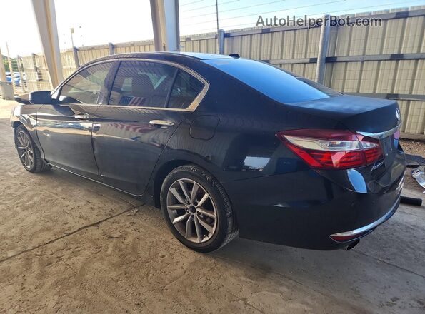 1HGCR3F80HA025408 2017 HONDA ACCORD Black Trasero derecho