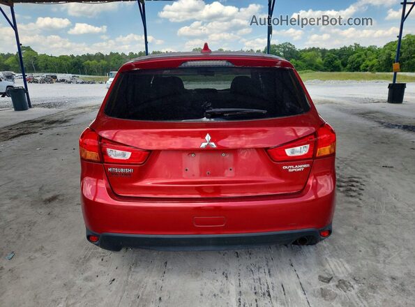 JA4AP3AU7HZ012053 2017 MITSUBISHI OUTLANDER Red Սալոնի դիմացի տեսք