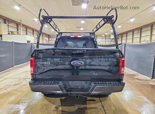 1FTEX1EP4HFA22976 2017 FORD F150 Черный Вид салона спереди
