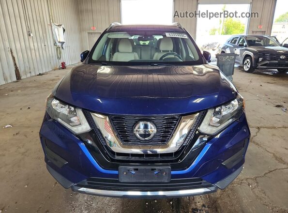 KNMAT2MV1JP597441 2018 NISSAN ROGUE Blue Vista trasera